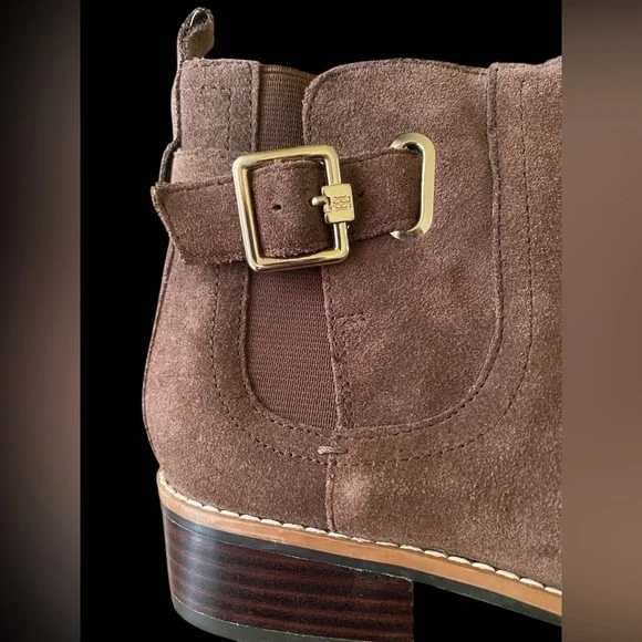 Tommy Hilfiger “terez” size 7.5 zip ankle bootie, beautiful chocolate brown NWOB - Picture 7 of 15
